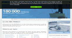 Desktop Screenshot of abcmedecin.fr